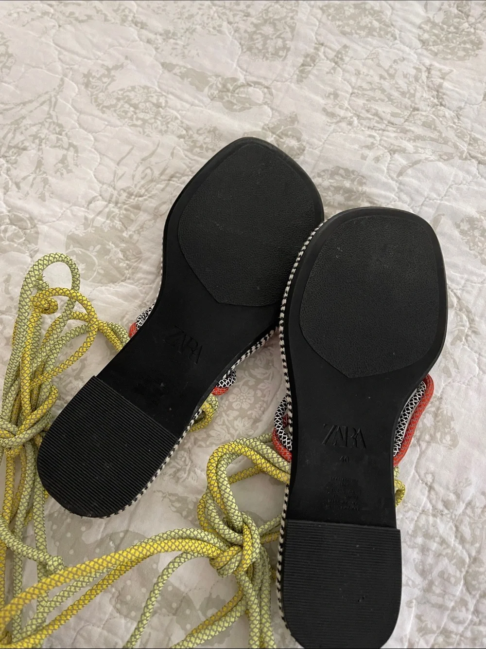 Zara Rope Sandals - Picture 3 of 9